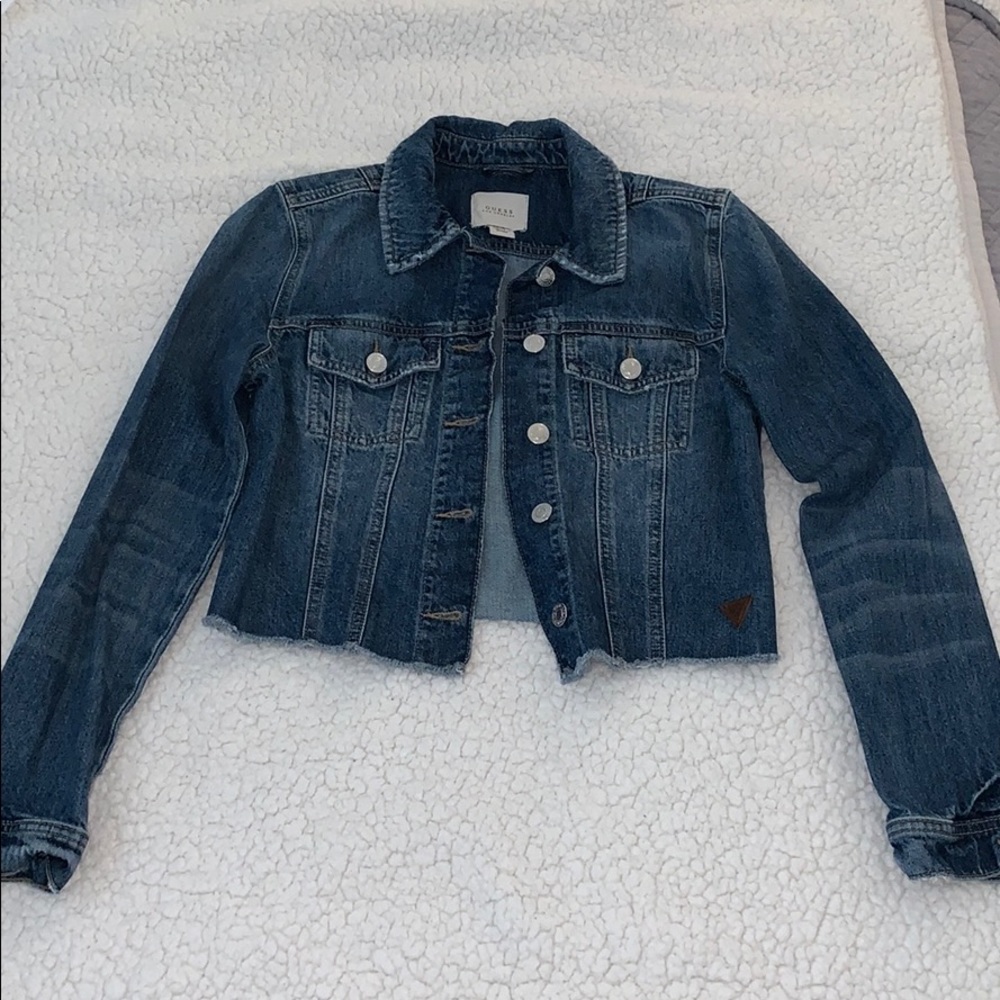 Guess Cropped Jean Jacket